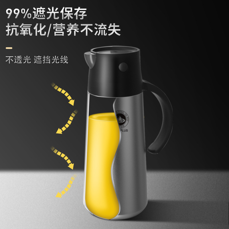 316 Stainless Steel Kitchen Vinegar Pot Soy Sauce Vinegar Seasoning Bottle Glass Oiler Household Oil Bottle Non-Leaking Oil Tank Manufacturer