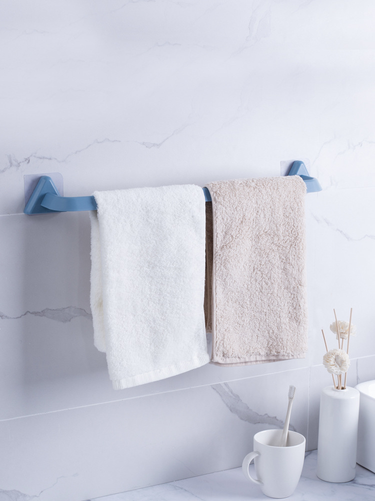 Creative Wall-Mounted Bathroom Stairs Slipper Rack Punch-Free Couple Children Towel Rack Multifunctional Kitchen Lid Rack