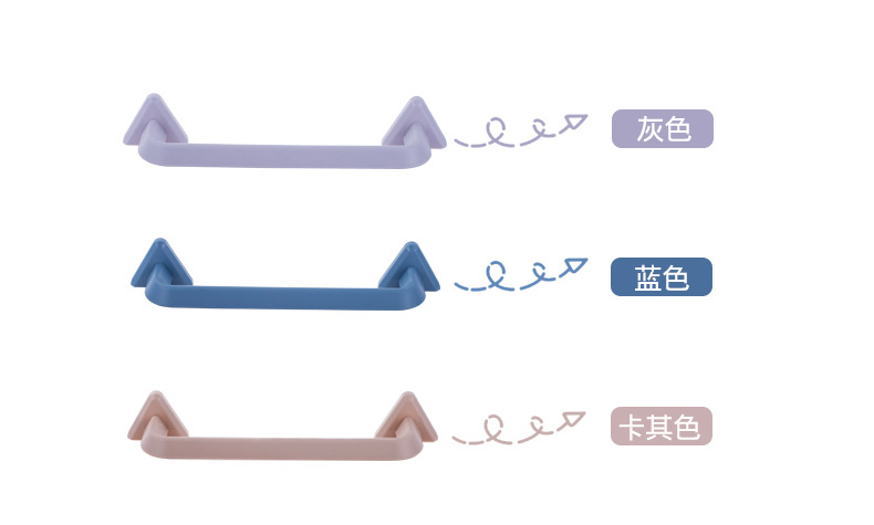 Creative Wall-Mounted Bathroom Stairs Slipper Rack Punch-Free Couple Children Towel Rack Multifunctional Kitchen Lid Rack
