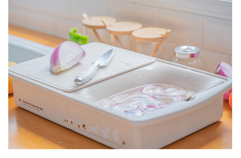 Chopping Board Small Dormitory Chopping Board Storage Washable Fruit Draining Basket Fruit Chopping Board Household Chopping Board Small Dormitory Chopping Board Storage Washable Fruit Draining Basket Fruit Chopping Board Household