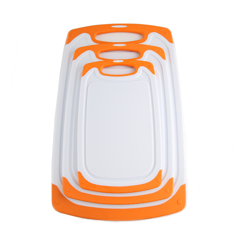 Spot ThreePiece Plastic Chopping Board Can Hang MildewProof Baby Food Supplement Chopping Board Kitchen Gadgets