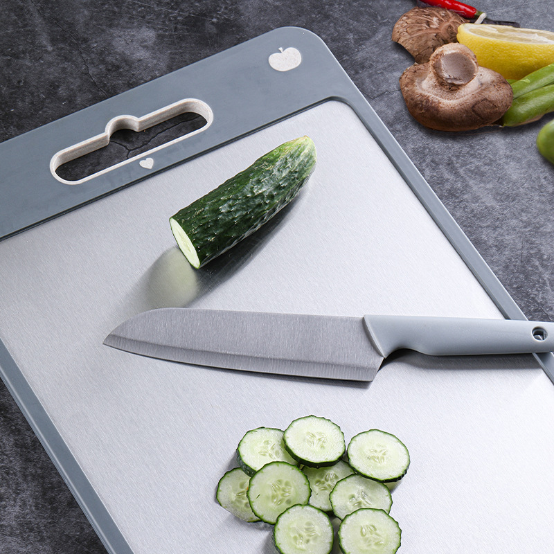 MildewProof Household DoubleSided Plastic Cutting Board Thick Wheat Straw Cutting Board Kitchen Chopping Board