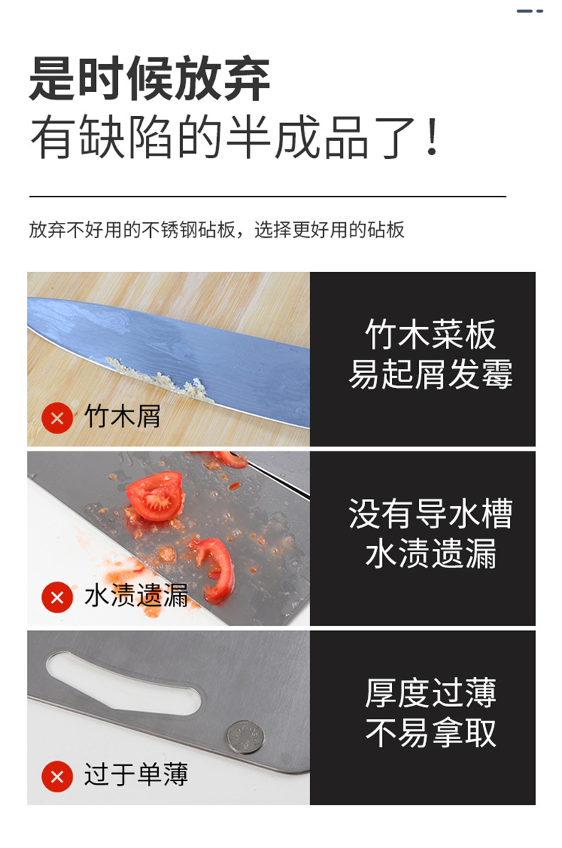 MildewProof Household DoubleSided Plastic Cutting Board Thick Wheat Straw Cutting Board Kitchen Chopping Board
