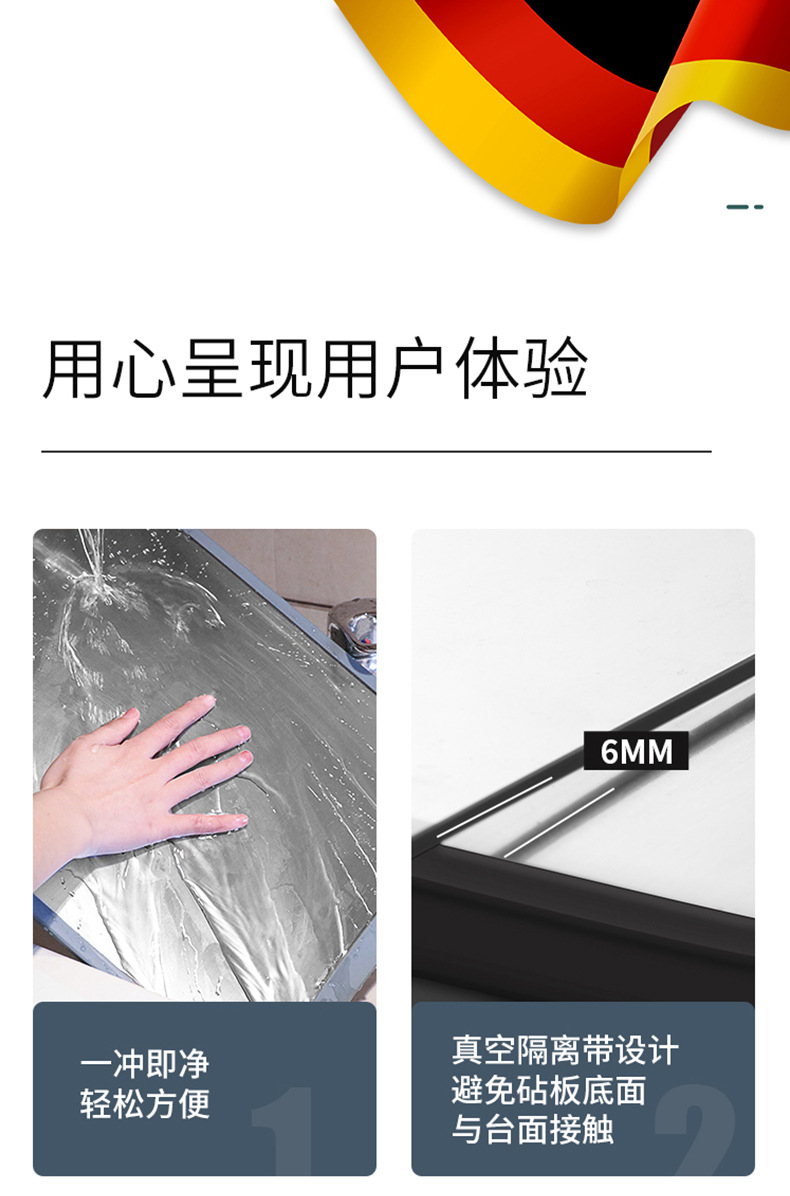 MildewProof Household DoubleSided Plastic Cutting Board Thick Wheat Straw Cutting Board Kitchen Chopping Board