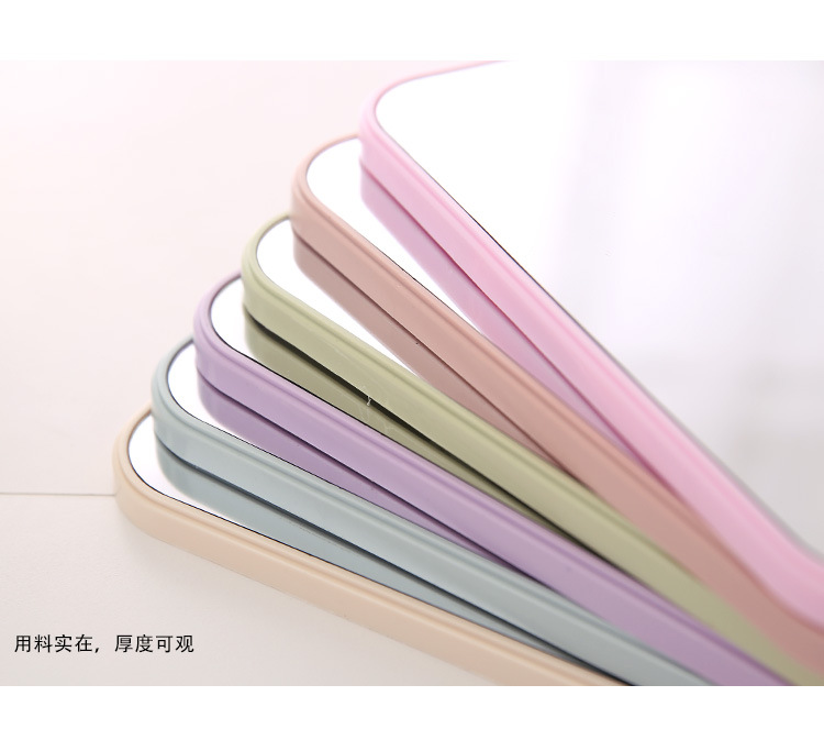 Desktop Makeup Mirror Dressing Mirror with Foldable Desktop Princess Mirror Rectangular Mirror Simple Mirror