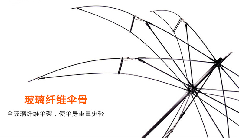 B: Reverse umbrella C type free car umbrella Logo Manual double touch cloth umbrella