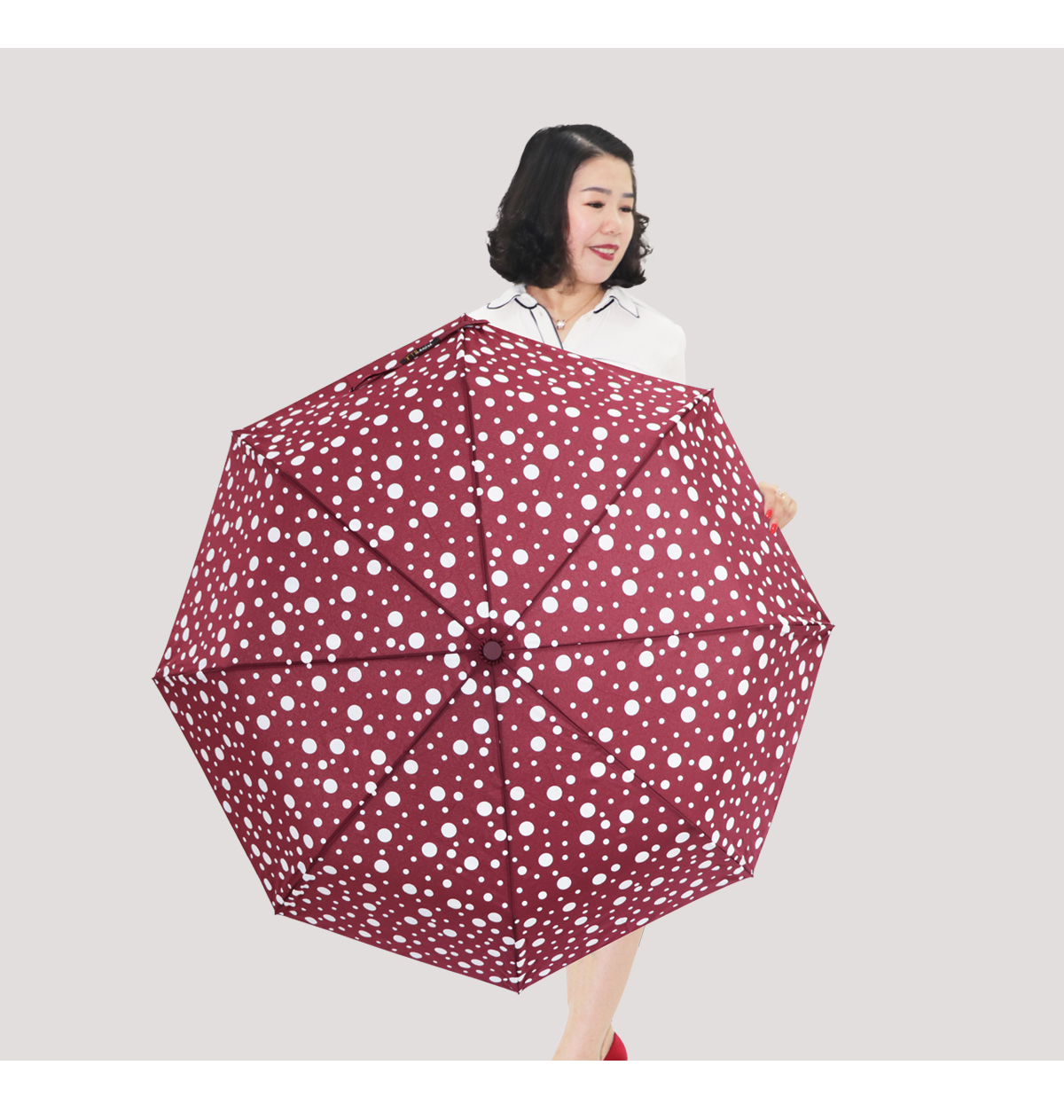 Discoloration in the case of water umbrella circle, anti - wind 3 fold umbrella automatically open umbrella wholesale Discoloration in the case of water umbrella circle, anti - wind 3 fold umbrella automatically open umbrella wholesale
