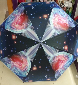 New Twelve Colors Mixed Dress Exotic Personality Three Fold Semi-automatic Umbrella New Twelve Colors Mixed Dress Exotic Personality Three Fold Semi-automatic Umbrella