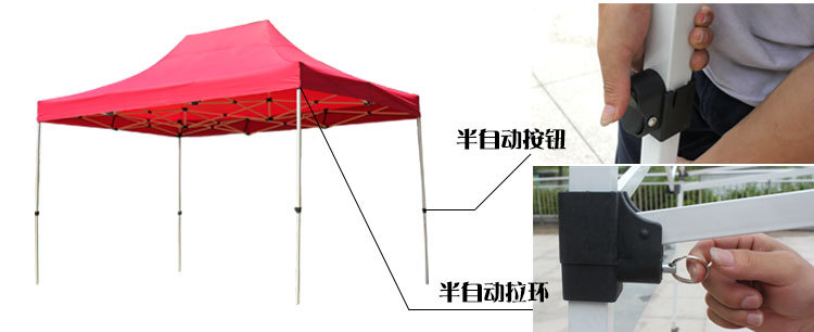 Manufacturers direct China unicom 3x3m folding tent advertising outdoor sun umbrella outdoor shopping rural