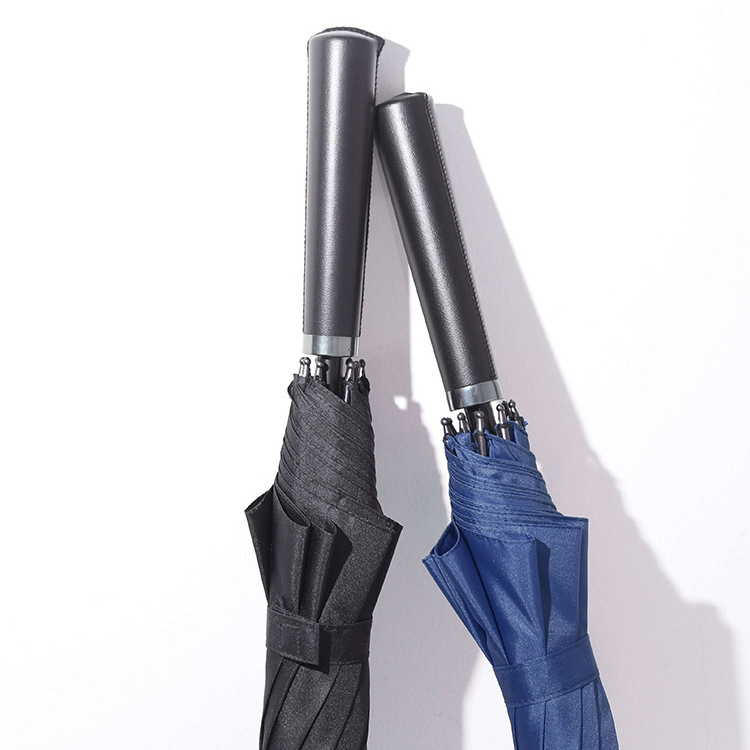 10-Bone Straight Rod Advertising Umbrella Customized Rain Or Shine Dual-Use Umbrella Customized Long Handle Golf Umbrella Foreskin Straight Handle Umbrella Wholesale