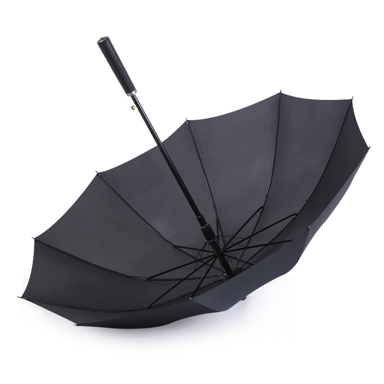 10-Bone Straight Rod Advertising Umbrella Customized Rain Or Shine Dual-Use Umbrella Customized Long Handle Golf Umbrella Foreskin Straight Handle Umbrella Wholesale