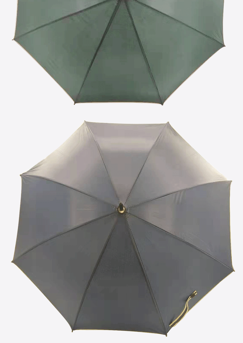 The manufacturer directly provides 8K double-stock solids-color umbrella with silver glue to prevent ULTRAVIOLET ray and vertical umbrella with customized LOGO printing for business