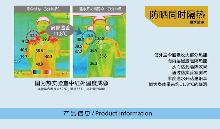 The Web celebrity water Bloom umbrella female Triple fold clear umbrella is portable to the vinyl sun protection and UV 
