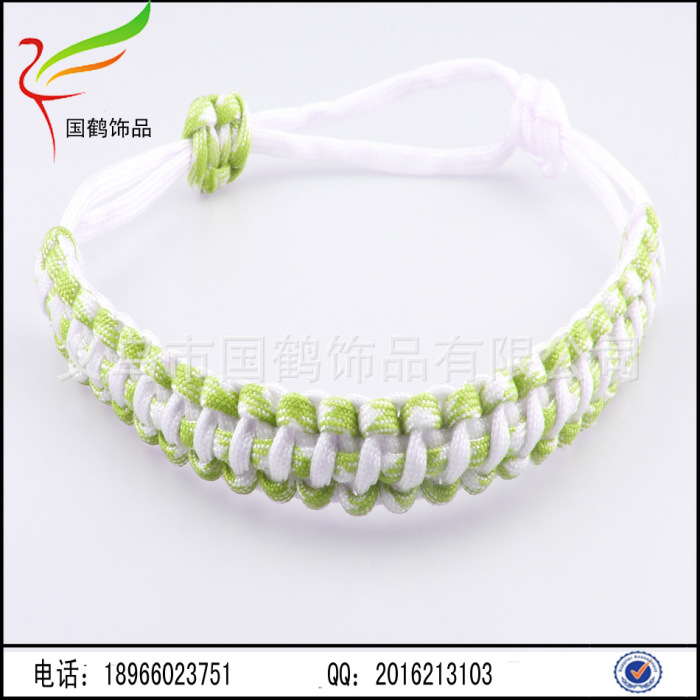 2017 new sets of glass insulation cup set umbrella rope braided glass handle handle Bracelet