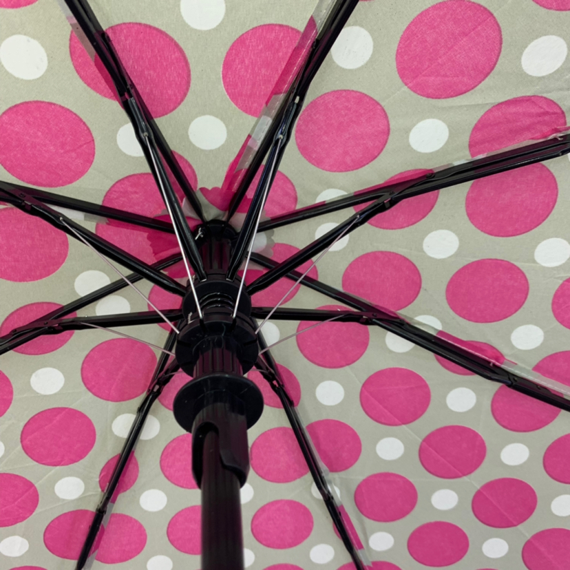 Three-Fold Semi-automatic Heat Transfer Printing NC Fabric Large round Point Flower Umbrella Sunny Umbrella Ladies Umbrella Folding Umbrella Three-Fold Semi-automatic Heat Transfer Printing NC Fabric Large round Point Flower Umbrella Sunny Umbrella Ladies Umbrella Folding Umbrella