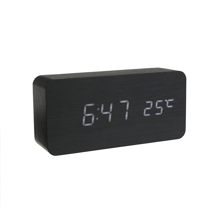 Students creative electronic alarm clock light silent bedroom head small alarm bells intelligent function.