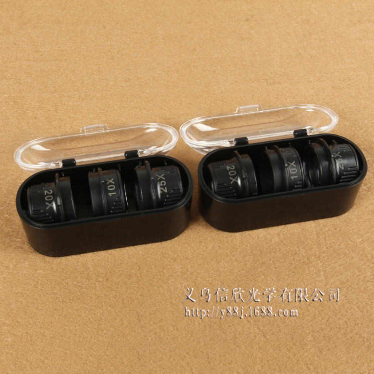 Glasses type eyes with LED lamp jewelry magnifier antique clock repair 4 sets of lenses 9892G