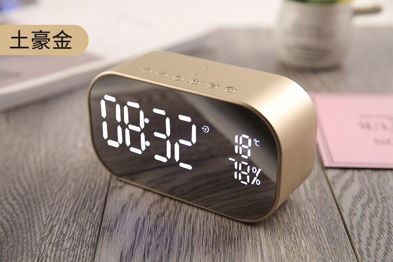 YAyusi Yayusi S2 Alarm Clock Speaker Sound Wireless Bluetooth Subwoofer New Creative BedsideUse Speaker