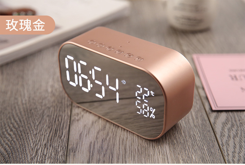 YAyusi Yayusi S2 Alarm Clock Speaker Sound Wireless Bluetooth Subwoofer New Creative BedsideUse Speaker