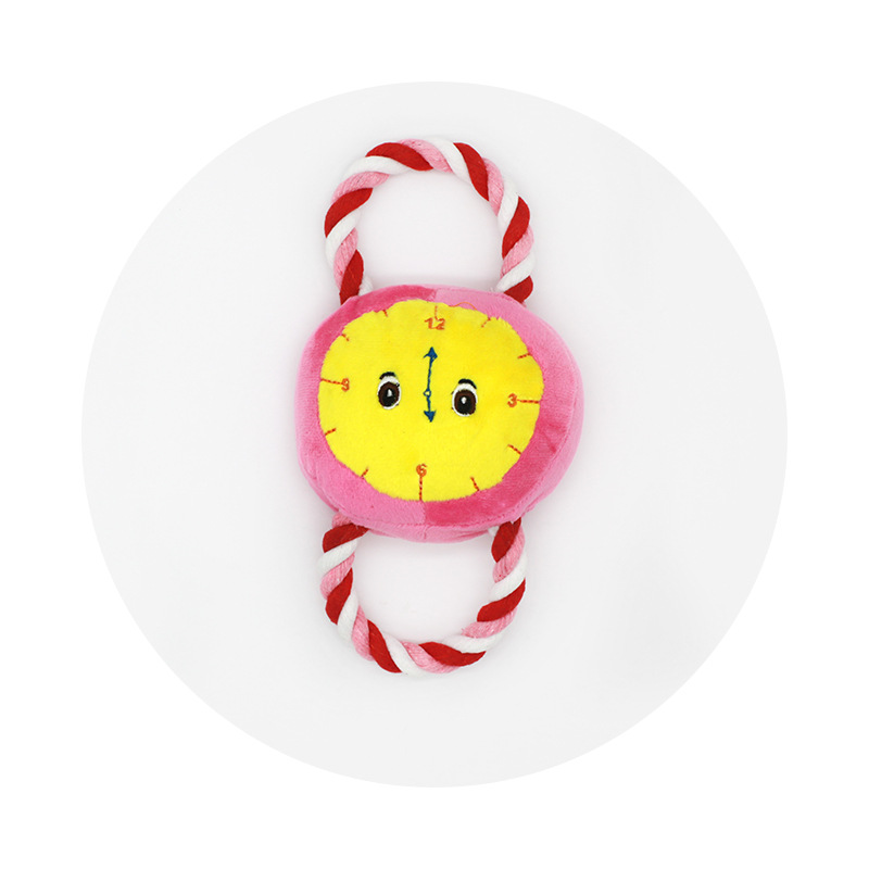 Dog Plush Toy Wholesale Factory Direct Supply Good Quality Style Multi-Plush Clock Dog Toy