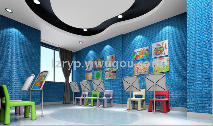 3D Brick Pattern Wall Sticker Decoration TV Background Wall Waterproof Self-Adhesive Wallpaper Tile Sticker 3D Brick Pattern Wall Sticker Decoration TV Background Wall Waterproof Self-Adhesive Wallpaper Tile Sticker