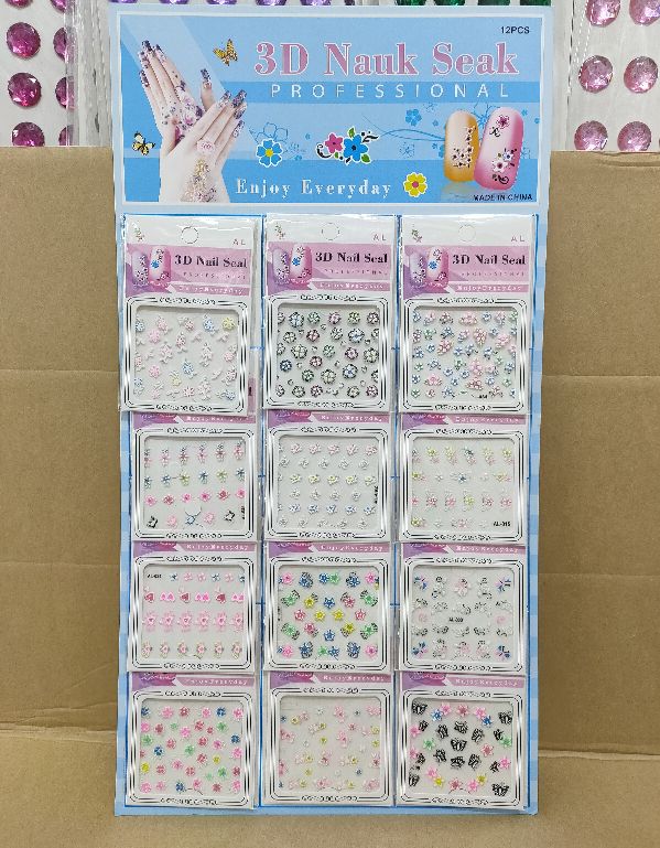 12 Hanging Card Nail Sticker Camphire Fingernail Decoration Small Stickers 12 Hanging Card Nail Sticker Camphire Fingernail Decoration Small Stickers