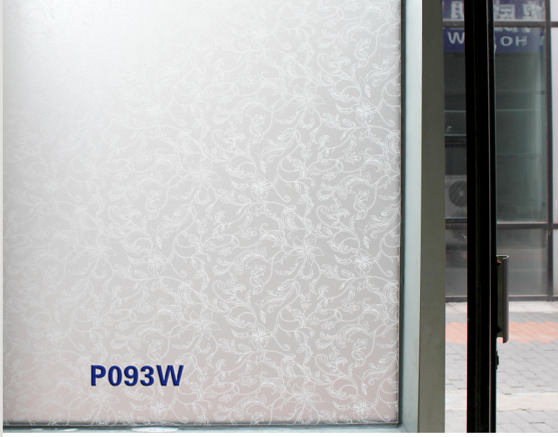 Static Film Glass Sticker Transparent and Opaque Static Glue-Free Paper-Cut for Window Decoration Bathroom Toilet Film