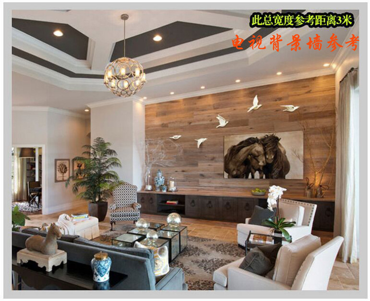 Modern Living Room Three-Dimensional Bird Wall Decoration and Wall Hanging Wall Sticker Creative Living Room Hallway Sofa Background Wall Decorative Crafts