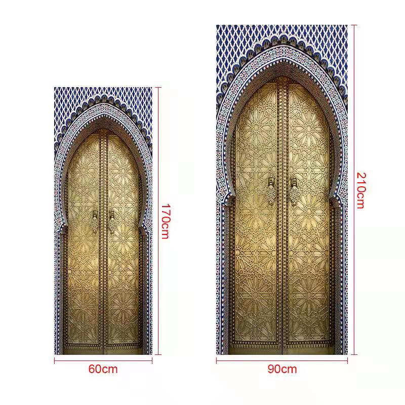 Imitation 3D Door Sticker Arch Stairs Corridor Door Sticker DIY Home Wooden Door Renovation Special Decoration Wall Stickers Imitation 3D Door Sticker Arch Stairs Corridor Door Sticker DIY Home Wooden Door Renovation Special Decoration Wall Stickers