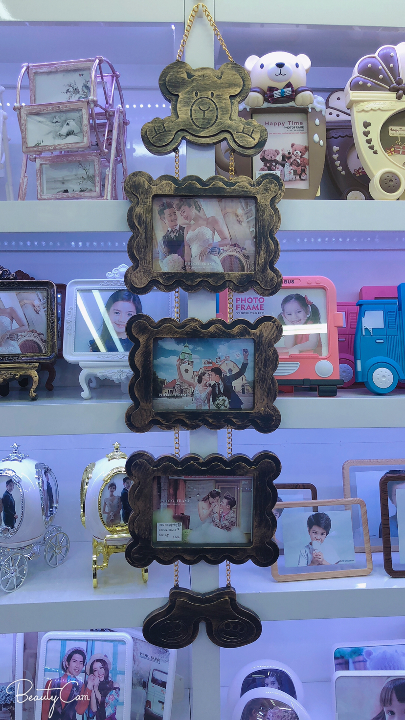 Haotao Photo Frame Ht9309 Flat Big Wave Three-Piece Photo Frame 7-Inch (Retro)
