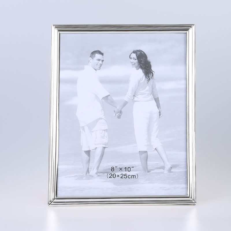 Stainless Steel Hammer Printing Glass Creative Decoration Gift Living Room Bedroom Photo Crafts Metal Photo Frame
