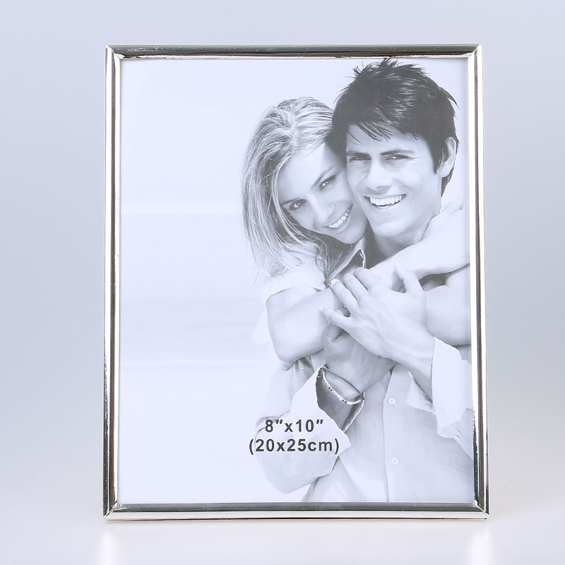 Stainless Steel Hammer Printing Glass Creative Decoration Gift Living Room Bedroom Photo Crafts Metal Photo Frame