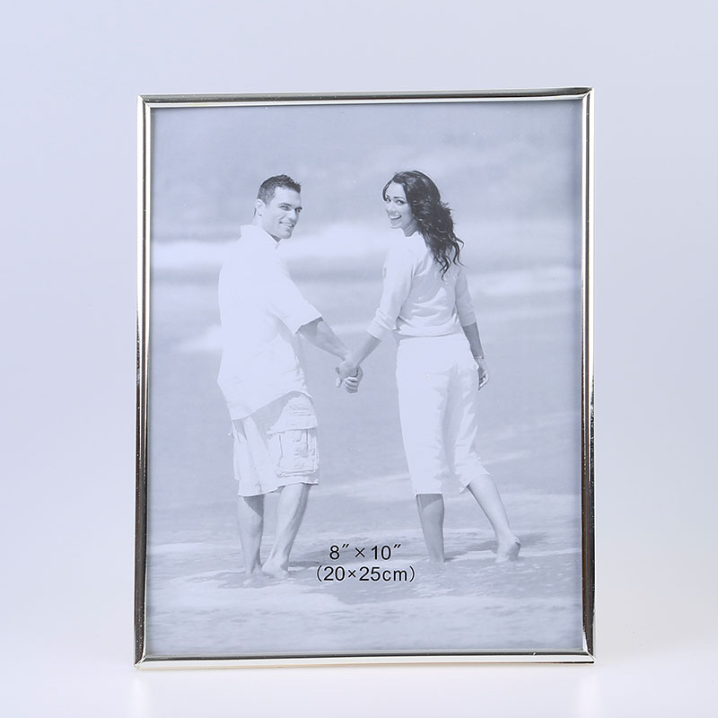 Stainless Steel Hammer Printing Glass Creative Decoration Gift Living Room Bedroom Photo Crafts Metal Photo Frame