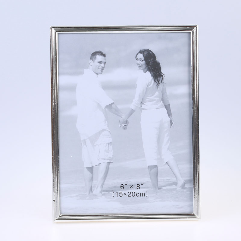 Stainless Steel Hammer Printing Glass Creative Decoration Gift Living Room Bedroom Photo Crafts Metal Photo Frame