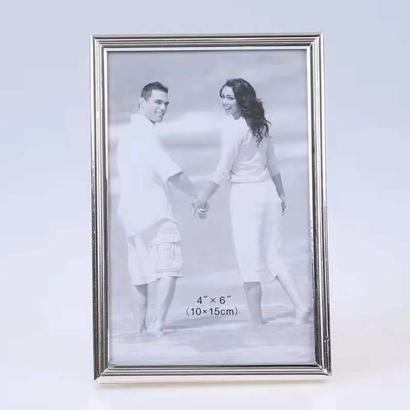 Stainless Steel Hammer Printing Glass Creative Decoration Gift Living Room Bedroom Photo Crafts Metal Photo Frame