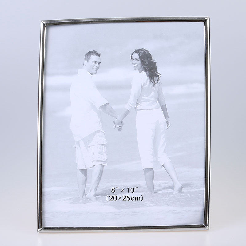 Stainless Steel Hammer Printing Glass Creative Decoration Gift Living Room Bedroom Photo Crafts Metal Photo Frame