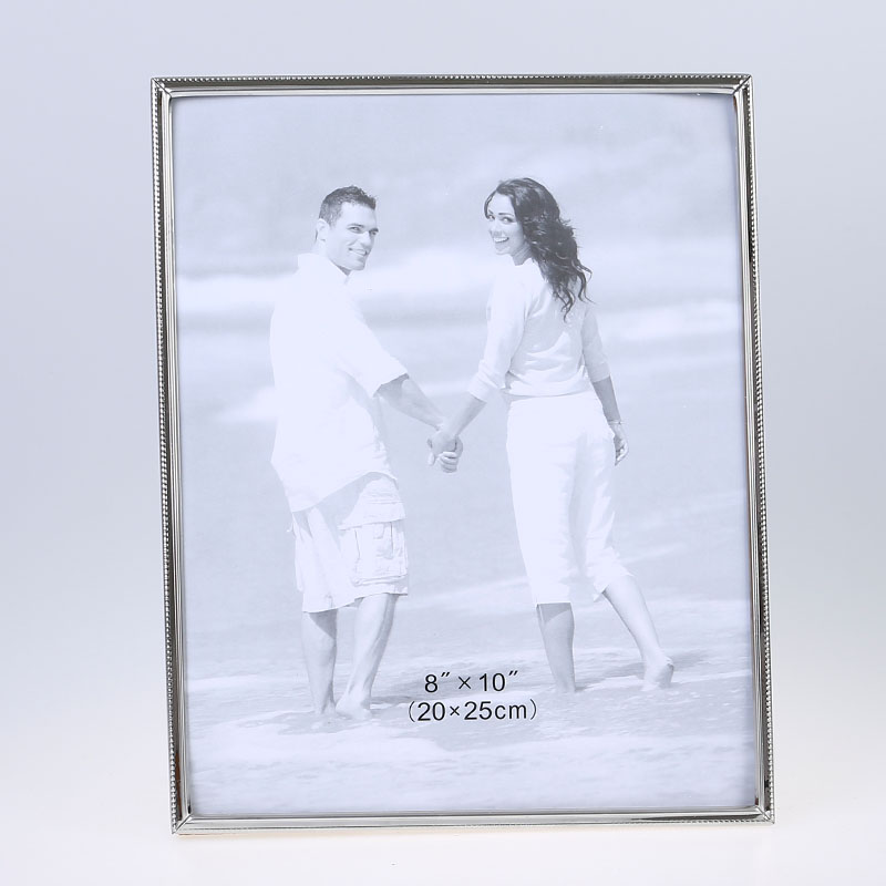 Stainless Steel Hammer Printing Glass Creative Decoration Gift Living Room Bedroom Photo Crafts Metal Photo Frame