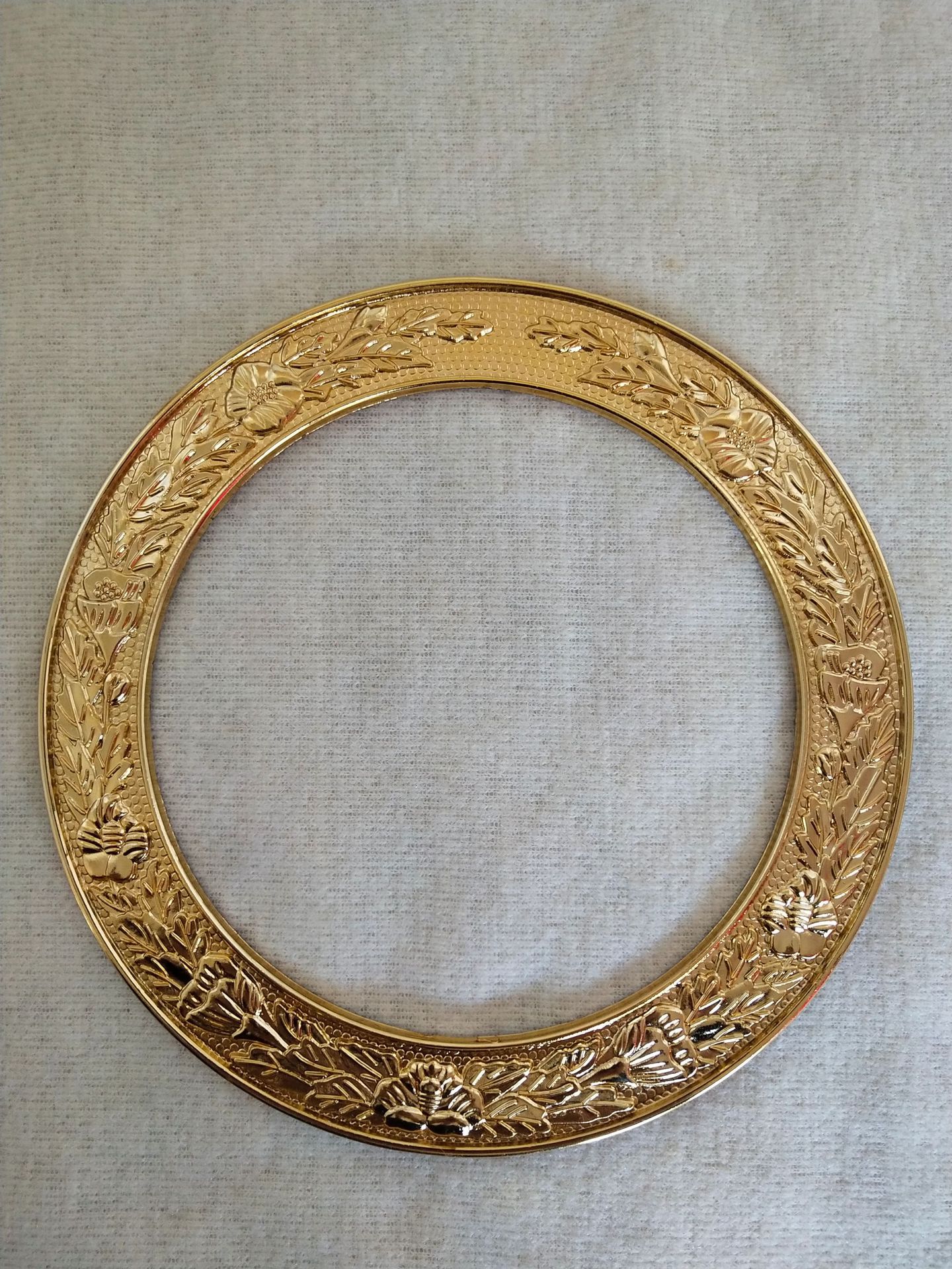 Factory in Stock Supply Medal round Flower Border Photo Frame Foreign Trade Frame Wooden Medal Flower Border