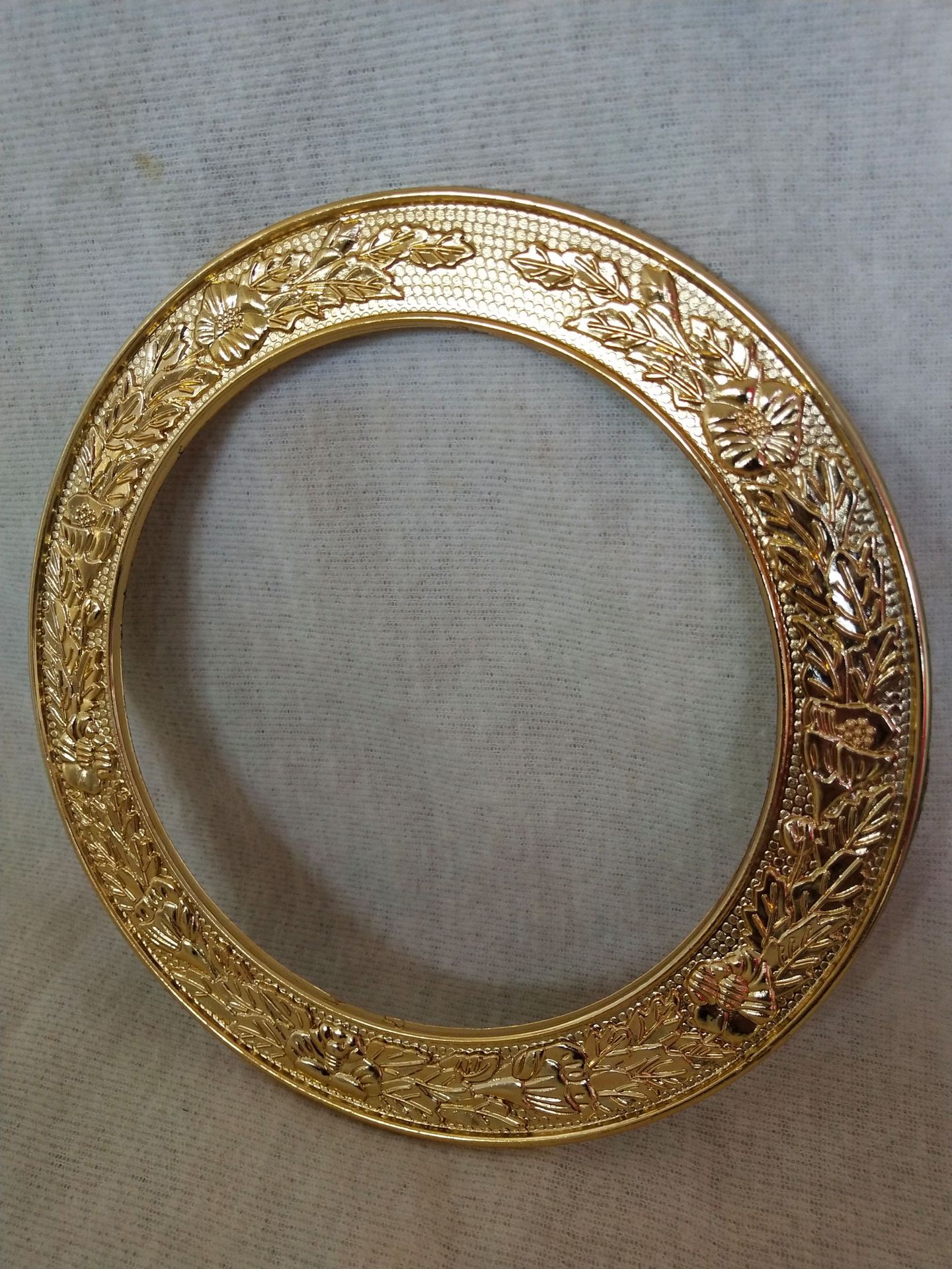 Factory in Stock Supply Medal round Flower Border Photo Frame Foreign Trade Frame Wooden Medal Flower Border